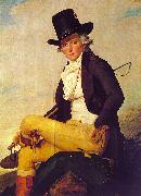 Jacques-Louis  David Monsieur Seriziat oil painting artist